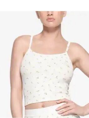 SKIMS 
Cotton Rib Cropped Cami